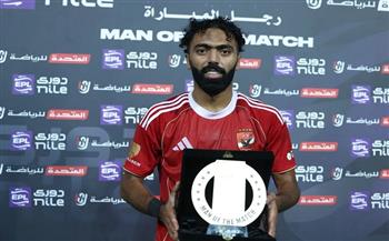 القمة 131.. حسين الشحات رجل مباراة الأهلي والزمالك