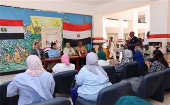 المستشارة أمل عمار تتفقد مدرسة أحمد عرابي بأبو رماد 
