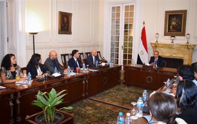 وزير الخارجية يشيد بدور شباب "شفيق جبر" في تعزيز الشراكة المصرية الأمريكية