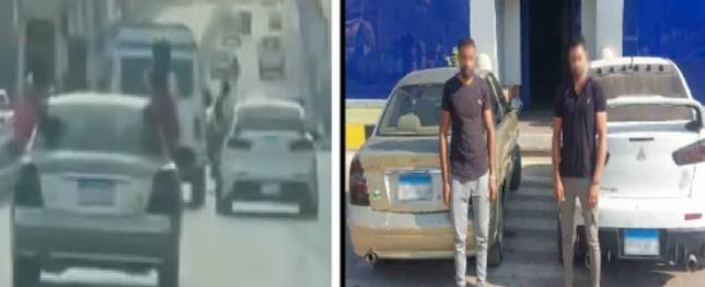ضبط قائدي سيارتين سمحا بجلوس أطفال على الأجزاء الخارجية خلال زفاف بالشرقية