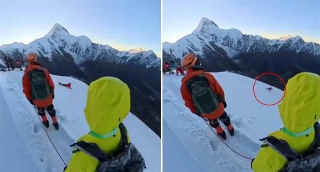 متسلق جبال يفقد حياته بسبب صورة.. فيديو يوثق الواقعة
