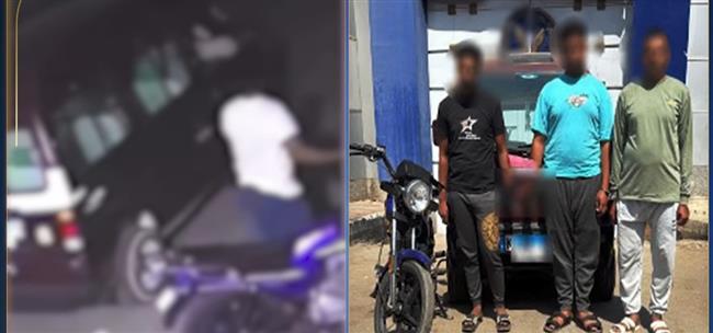 القبض على المتهمين بسرقة دراجة نارية من أحد شوارع إمبابة
