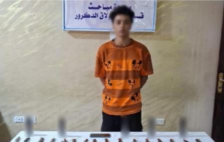 سقوط تاجر أسلحة بيضاء بحوزته 47 قطعة في بولاق الدكرور