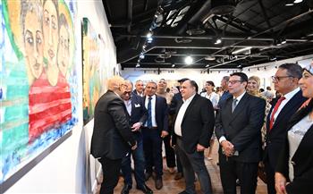 بـ26 عملًا فنيًا.. قصور الثقافة تفتتح معرض «ملتقى دهب للرسم والتصوير» بالهناجر
