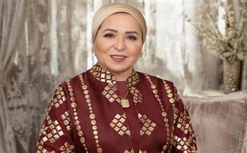 السيدة انتصار السيسي تهنئ الشعب المصرى والأمة الإسلامية بالمولد النبوى الشريف