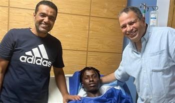  جراحة ناجحة بالمنظار لويليامز صنداي لاعب غزل المحلة في إحدى مستشفيات القاهرة