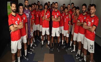 منتخب مصر المشارك في كأس العرب يدعم الفراعنة قبل لقاء إثيوبيا