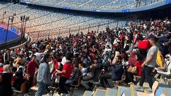 بدء تواجد جماهير مصر داخل استاد القاهرة قبل لقاء إثيوبيا