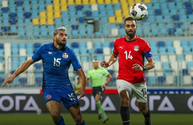 التعادل السلبي يسيطر على مباراة مصر وتونس بعد مرور نصف ساعة