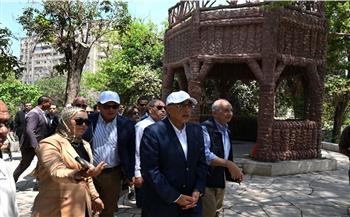 رئيس الوزراء يتفقد مشروع إحياء حديقة الأزبكية التراثية بعد الانتهاء من الأعمال استعدادًا لافتتاحها