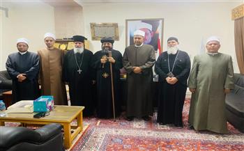 رئيس منطقة البحر الأحمر الأزهرية يستقبل وفد الكنيسة للتهنئة بالمولد النبوي الشريف 