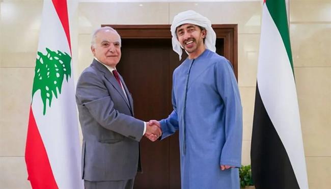 الإمارات ولبنان يبحثان المستجدات على الساحة اللبنانية