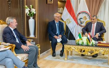 وزير الدولة للإنتاج الحربي يستقبل السفير الإيطالي لبحث سبل تعزيز التعاون