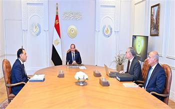 الرئيس السيسي يستعرض مع مدبولي ووزير البترول مستجدات قطاع التعدين
