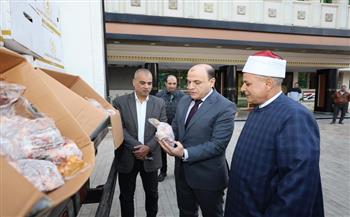 «أوقاف كفر الشيخ» تسلم 2 طن لحوم إطعام للتضامن لتوزيعها على الأولى بالرعاية