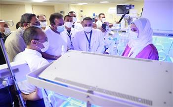 عبد الغفار يتفقد مشروع إنشاء مستشفى الرمد وجراحة الوجه في قنا
