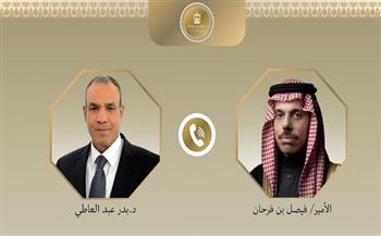 هاتفيًا.. وزير الخارجية ونظيره السعودي يبحثان مستجدات أوضاع غزة والسودان