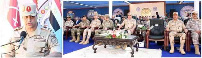 الفريق أحمد خليفة يشهد تنفيذ أحد الأنشطة التدريبية الرئيسية للتدريب المصرى الأمريكى المشترك النجم الساطع2025