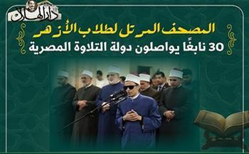 تدشين «المصحف المرتل لطلاب الأزهر» امتدادا لدولة التلاوة المصرية| إنفوجراف