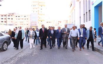 محافظ دمياط يفتتح أعمال تطوير منطقة الشهداء بتكلفة 300 مليون جنيه