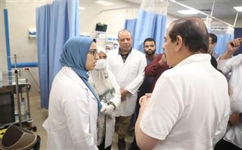 نائب وزير الصحة يجري زيارة ميدانية مفاجئة لمستشفى منفلوط المركزي بأسيوط