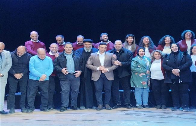 عروض فنية متنوعة في احتفالية قصر ثقافة روض الفرج بعيد الميلاد المجيد 