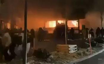  40 شخصًا في انفجار منتجع التزلج بسويسرا 