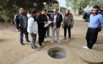 رئيس مياه الغربية يتابع مشروعات "حياة كريمة" بزفتى