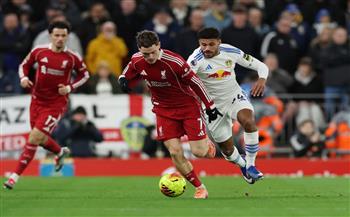 الدوري الإنجليزي.. ربع ساعة سلبية بين ليفربول وليدز يونايتد