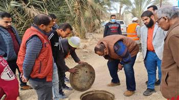 رئيس مياه سوهاج يتفقد أعمال الإحلال والتجديد بمحطة معالجة صرف الكولا