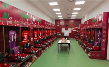 كأس أمم أفريقيا.. قمصان منتخب مصر تزين الملعب قبل مواجهة كوت ديفوار| صور