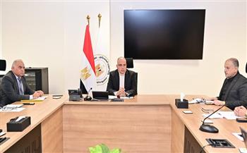 وزير الري يتابع الموقف التنفيذي لمشروع "تحسين نوعية المياه بمصرف كيتشنر"