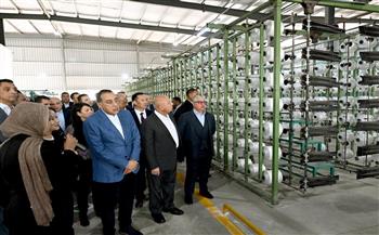 مدبولي يفتتح مجمع "شين جين" المتكامل للمنسوجات والطباعة بـ"السخنة الصناعية"