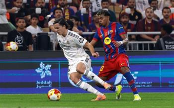نهائى كاس السوبر الاسبانى.. 70 دقيقة بين ريال مدريد 2-2 برشلونة 
