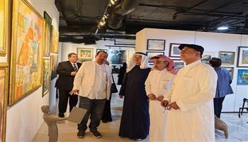 افتتاح معرض «مختارات من الفن المعاصر» لكبار التشكيليين المصريين بأتيليه جدة 