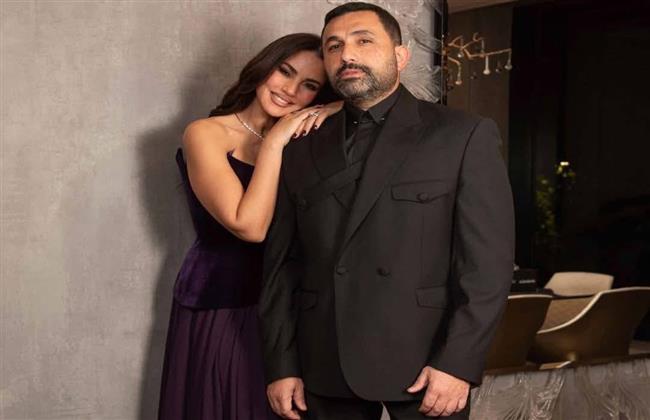 درة زروق تتألق في احدث ظهور رفقة زوجها 