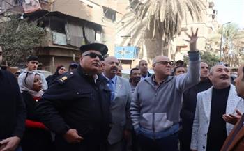 محافظ القليوبية يقود حملة مكبرة لإزالة برجين مخالفين بشبرا الخيمة ضمن "الموجة 28"