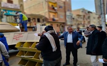 جهود الوحدة المحلية لمركز ومدينة سمسطا في ملفات النظافة ومواجهة التعديات وتحسين مستوى الخدمات المقدمة 