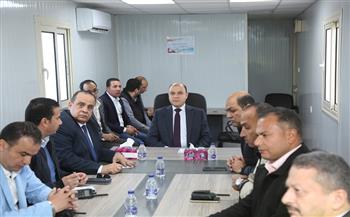 محافظ كفرالشيخ يستعرض موقف تنفيذ مصنع تدوير المخلفات الصلبة البلدية بدسوق