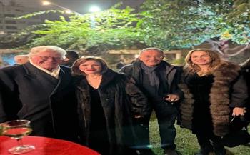 إلهام شاهين توجه تحية وداع للسفيرة الأمريكية في مصر