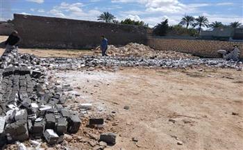 إزالة 10 حالات تعد على أراضي أملاك الدولة وبناء مخالف بالإسكندرية