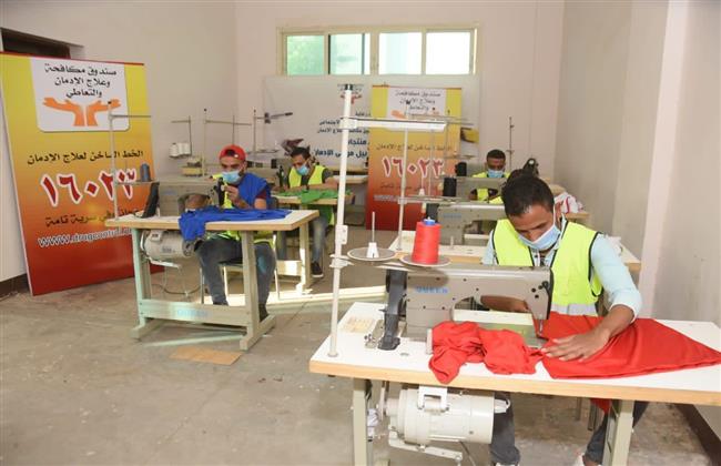 صندوق مكافحة الإدمان يستعرض تقريرا عن جهود تدريب المتعافين من تعاطى المواد المخدرة