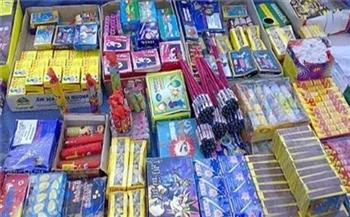 ضبط أحد الأشخاص وبحوزته 700 ألف قطعة ألعاب نارية قبل ترويجها بالفيوم