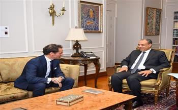 وزير الخارجية يلتقي مع الممثل الشخصي لسكرتير عام حلف الناتو لشئون الجوار الجنوبي