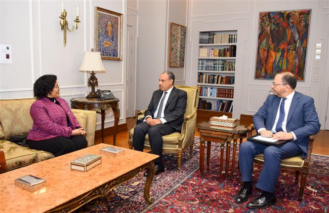 وزير الخارجية يبحث مع المديرة التنفيذية للنيباد سبل تعزيز التعاون التنموي في أفريقيا