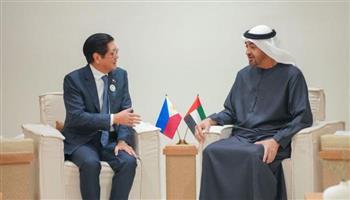 رئيسا الإمارات والفلبين يؤكدان حرصهما المشترك على مواصلة تطوير العلاقات الثنائية