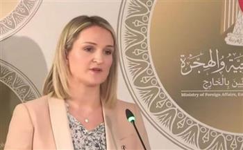 وزيرة الخارجية الأيرلندية تزور مستشفى العريش العام لمتابعة الجهود المصرية لمساعدة الأشقاء الفلسطينيين