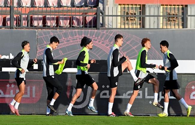مران استشفائي للاعبي الزمالك استعدادًا للقاء المصري في كأس عاصمة مصر  