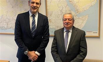 السفير اليمني لدى بلجيكا يبحث مع المبعوث البلجيكي للشرق الأوسط تطورات الأوضاع