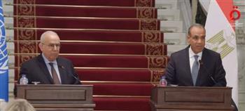 بث مباشر.. مؤتمر صحفي لوزير الخارجية والمبعوث الأممي للسودان